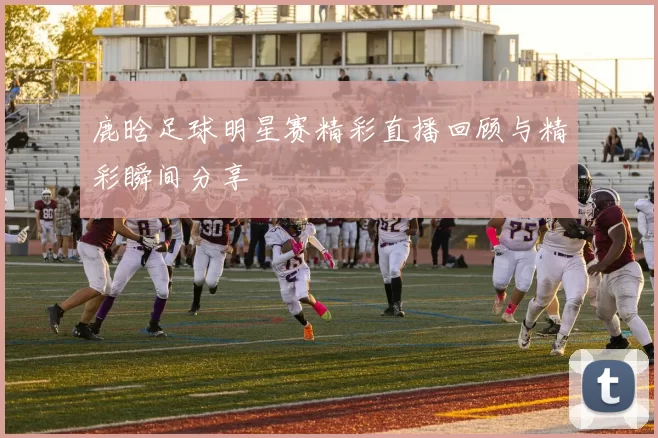 鹿晗足球明星赛精彩直播回顾与精彩瞬间分享